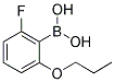 2-FLUORO-6-PROPOXYPHENYLBORONIC ACID 结构式