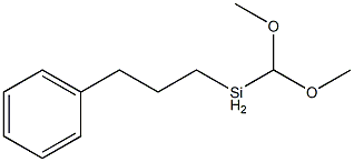 3-苯丙基甲基二甲氧基硅烷 结构式
