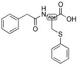 5-PHENYL-N-PHENYLACETYL CYSTEINE ACID 结构式