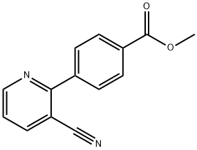 METHYL 4-(3-CYANO-2-PYRIDINYL)BENZENECARBOXYLATE 结构式