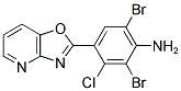 2,6-DIBROMO-3-CHLORO-4-[1,3]OXAZOLO[4,5-B]PYRIDIN-2-YLANILINE 结构式