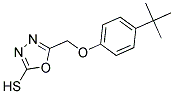 5-(4-TERT-BUTYL-PHENOXYMETHYL)-[1,3,4]OXADIAZOLE-2-THIOL 结构式