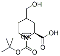 (S)-4-HYDROXYMETHYL-PIPERIDINE-1,2-DICARBOXYLIC ACID 1-TERT-BUTYL ESTER 结构式