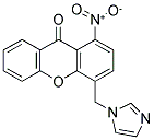 4-(IMIDAZOLYLMETHYL)-1-NITRO-9H-9-XANTHENONE 结构式