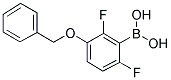 3-BENZYLOXY-2,6-DIFLUOROPHENYLBORONIC ACID 结构式