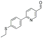 6-(4-Ethylsulfanyl-phenyl)-pyridine-3-carbaldehyde 结构式