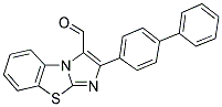 2-BIPHENYL-4-YL-BENZO[D]IMIDAZO[2,1-B]THIAZOLE-3-CARBALDEHYDE 结构式