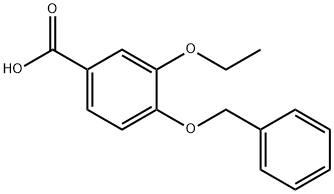 4-(苄氧基)-3-乙氧基-苯甲酸 结构式