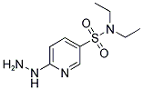 N,N-DIETHYL-6-HYDRAZINOPYRIDINE-3-SULFONAMIDE 结构式
