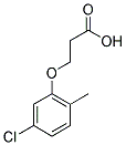 3-(5-CHLORO-2-METHYLPHENOXY)PROPANOIC ACID 结构式