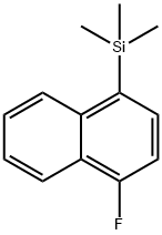 (4-氟-1-萘基)三甲基硅烷 结构式