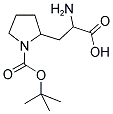 (2S)-2-氨基-3-(1-(叔-丁氧基羰基)吡咯烷-2-基)丙酸 结构式