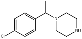 1-[1-(4-氯-苯基)-乙基]-哌嗪 结构式