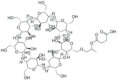 2-HYDROXYPROPYL-BETA-CYCLODEXTRIN SUCCINATE 结构式