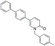 5-(1,1'-BIPHENYL-4-YL)-1-(4-METHYLBENZYL)PYRIDIN-2(1H)-ONE 结构式