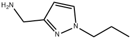 (1-丙基吡唑-3-基)甲胺 结构式