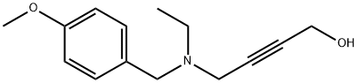 4-[N-ETHYL-(4-METHOXYPHENYL)METHYLAMINO]-2-BUTYNYL-1-OL 结构式