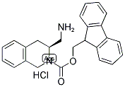 (S)-3-AMINOMETHYL-2-FMOC-1,2,3,4-TETRAHYDRO-ISOQUINOLINE HYDROCHLORIDE 结构式