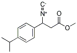 Methyl 3-isocyano-3-(4-isopropylphenyl)propionate 结构式