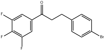 3-(4-Bromophenyl)-3',4',5'-trifluoropropiophenone 结构式