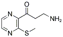 3-Amino-1-(3-methylsulfanyl-pyrazin-2-yl)-propan-1-one 结构式