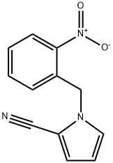 1-(2-NITROBENZYL)-1H-PYRROLE-2-CARBONITRILE 结构式