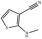 2-(METHYLAMINO)-3-THIOPHENECARBONITRILE 结构式