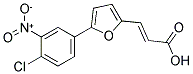 3-[5-(4-CHLORO-3-NITRO-PHENYL)-FURAN-2-YL]-ACRYLIC ACID 结构式