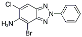 4-BROMO-6-CHLORO-2-PHENYL-2H-1,2,3-BENZOTRIAZOL-5-AMINE 结构式