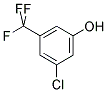 3-CHLORO-5-(TRIFLUOROMETHYL)PHENOL 结构式