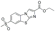 ETHYL 7-(METHYLSULFONYL)IMIDAZO[2,1-B][1,3]BENZOTHIAZOLE-2-CARBOXYLATE 结构式