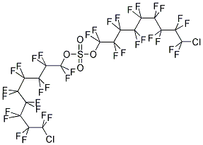BIS(9-CHLOROPERFLUORONONYL)SULFATE 结构式