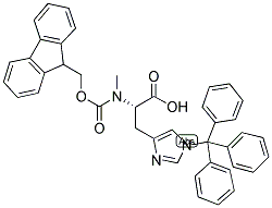 FMOC-MEHIS(TRT)-OH 结构式