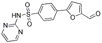 4-(5-FORMYL-FURAN-2-YL)-N-PYRIMIDIN-2-YL-BENZENESULFONAMIDE 结构式