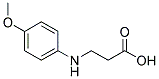 3-(4-METHOXY-PHENYLAMINO)-PROPIONIC ACID 结构式