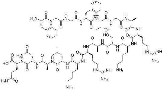 孤菲肽(痛敏肽)(抗原) 结构式