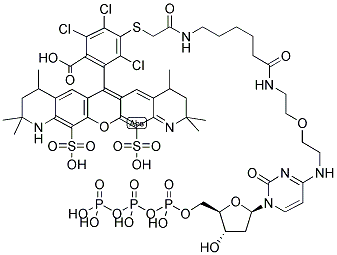 CHROMATIDE(R) ALEXA FLUOR(R) 546-16-OBEA-DCTP 结构式