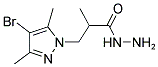 3-(4-BROMO-3,5-DIMETHYL-PYRAZOL-1-YL)-2-METHYL-PROPIONIC ACID HYDRAZIDE 结构式