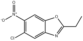 5-氯-2-乙基-6-硝基苯并[D]噁唑 结构式