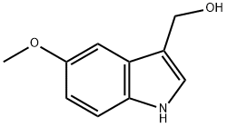 (5-METHOXY-1H-INDOL-3-YL)-METHANOL 结构式