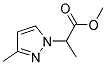 2-(3-甲基吡唑-1-基)丙酸甲酯 结构式