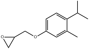 2-(4-ISOPROPYL-3-METHYL-PHENOXYMETHYL)-OXIRANE 结构式