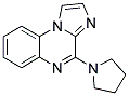 4-Pyrrolidin-1-ylimidazo[1,2-a]quinoxaline 结构式