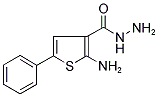 2-AMINO-5-PHENYLTHIOPHENE-3-CARBOHYDRAZIDE 结构式