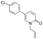 1-ALLYL-5-(4-CHLOROPHENYL)PYRIDIN-2(1H)-ONE 结构式