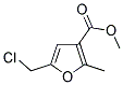 5-CHLOROMETHYL-2-METHYL-FURAN-3-CARBOXYLIC ACID METHYL ESTER 结构式