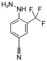 4-CYANO-2-(TRIFLUOROMETHYL)PHENYLHYDRAZINE 结构式