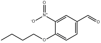 4-丁氧基-3-硝基苯甲醛 结构式