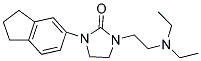 1-[2-(DIETHYLAMINO)ETHYL]-3-(2,3-DIHYDRO-1H-INDEN-5-YL)IMIDAZOLIDIN-2-ONE 结构式