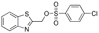 4-CHLORO-BENZENESULFONIC ACID BENZOTHIAZOL-2-YLMETHYL ESTER 结构式
